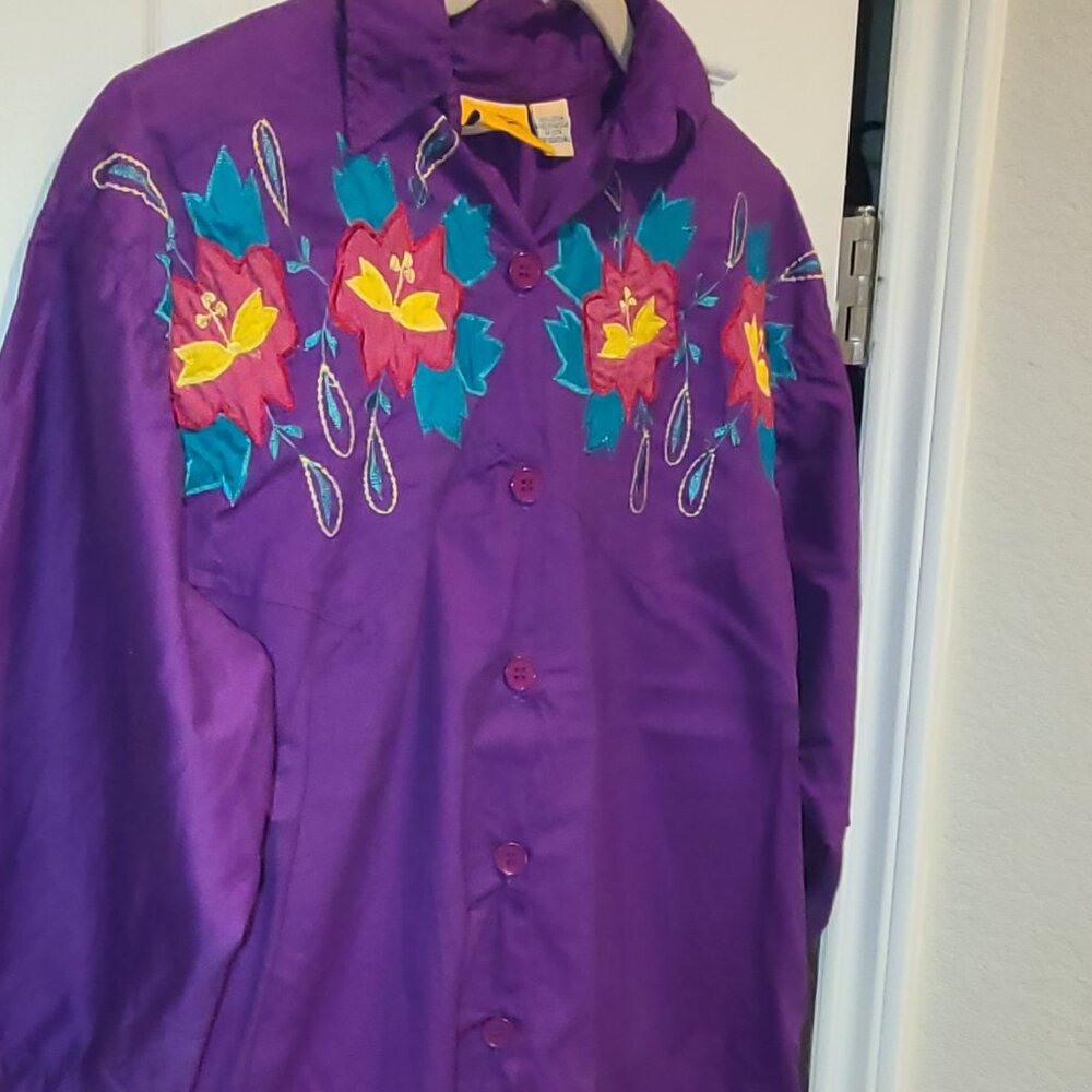 Vintage Seawind Purple Floral Dress